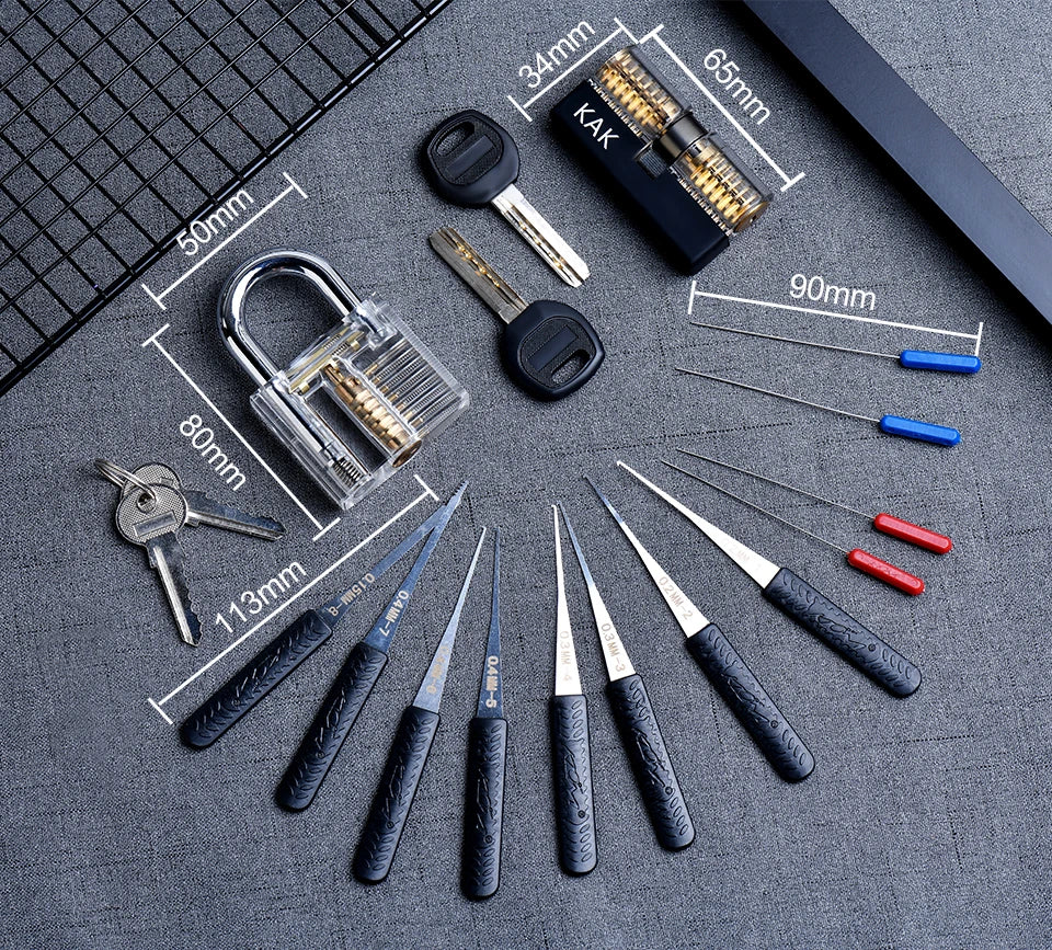 Transparent Padlock With Broken Key