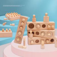 Thumbnail for Montessori Knobbed Cylinder Blocks