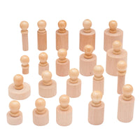Thumbnail for Montessori Knobbed Cylinder Blocks