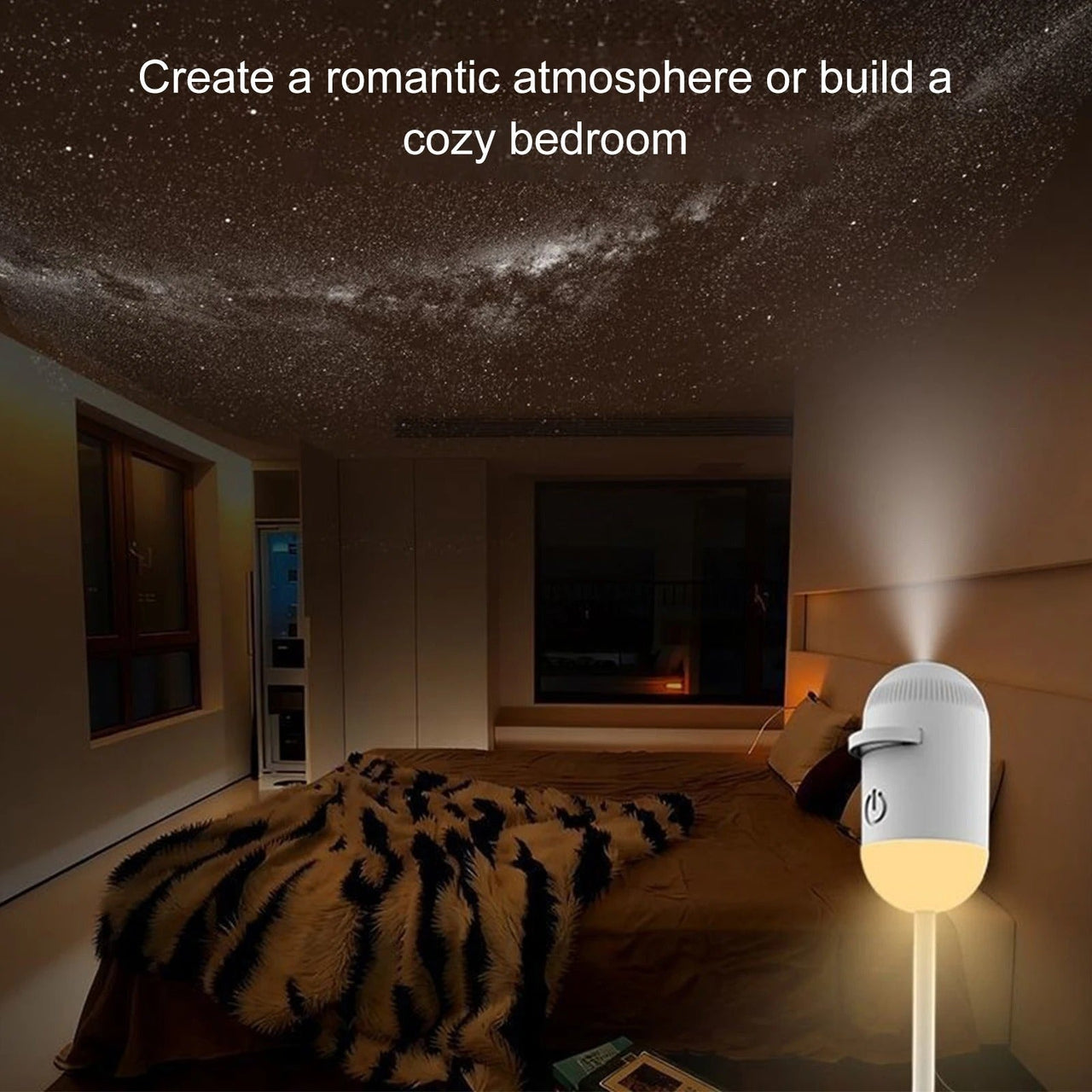2-in-1 Mini Galaxy Star Projector