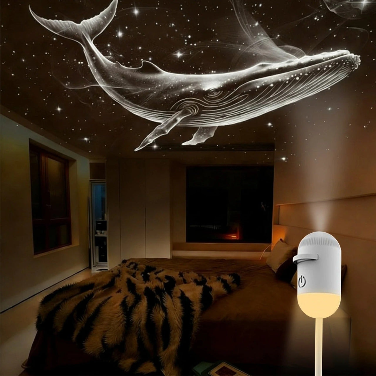 2-in-1 Mini Galaxy Star Projector