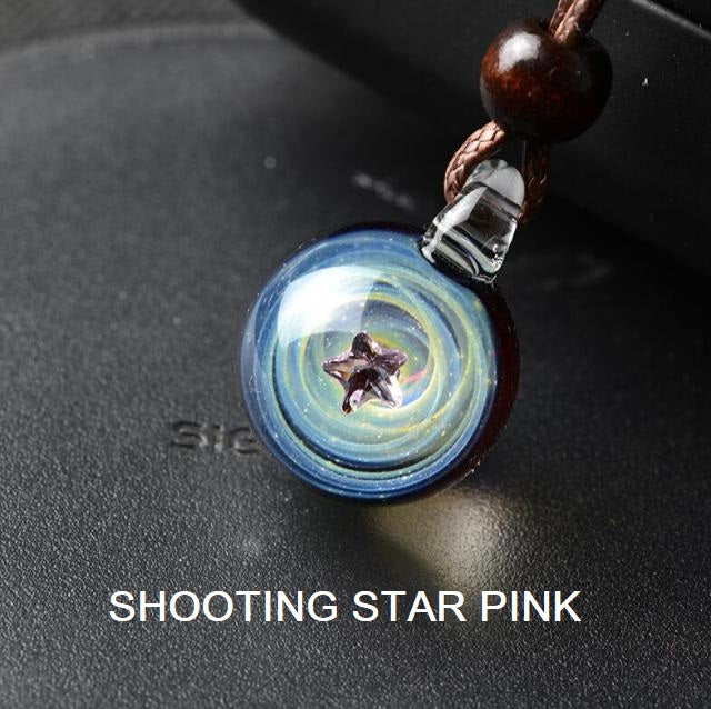 Cosmic Handmade Galaxy Glass Pendant (21 Designs)