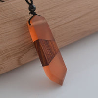 Thumbnail for Wood Resin Necklace Pendant