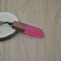 Thumbnail for Wood Resin Necklace Pendant